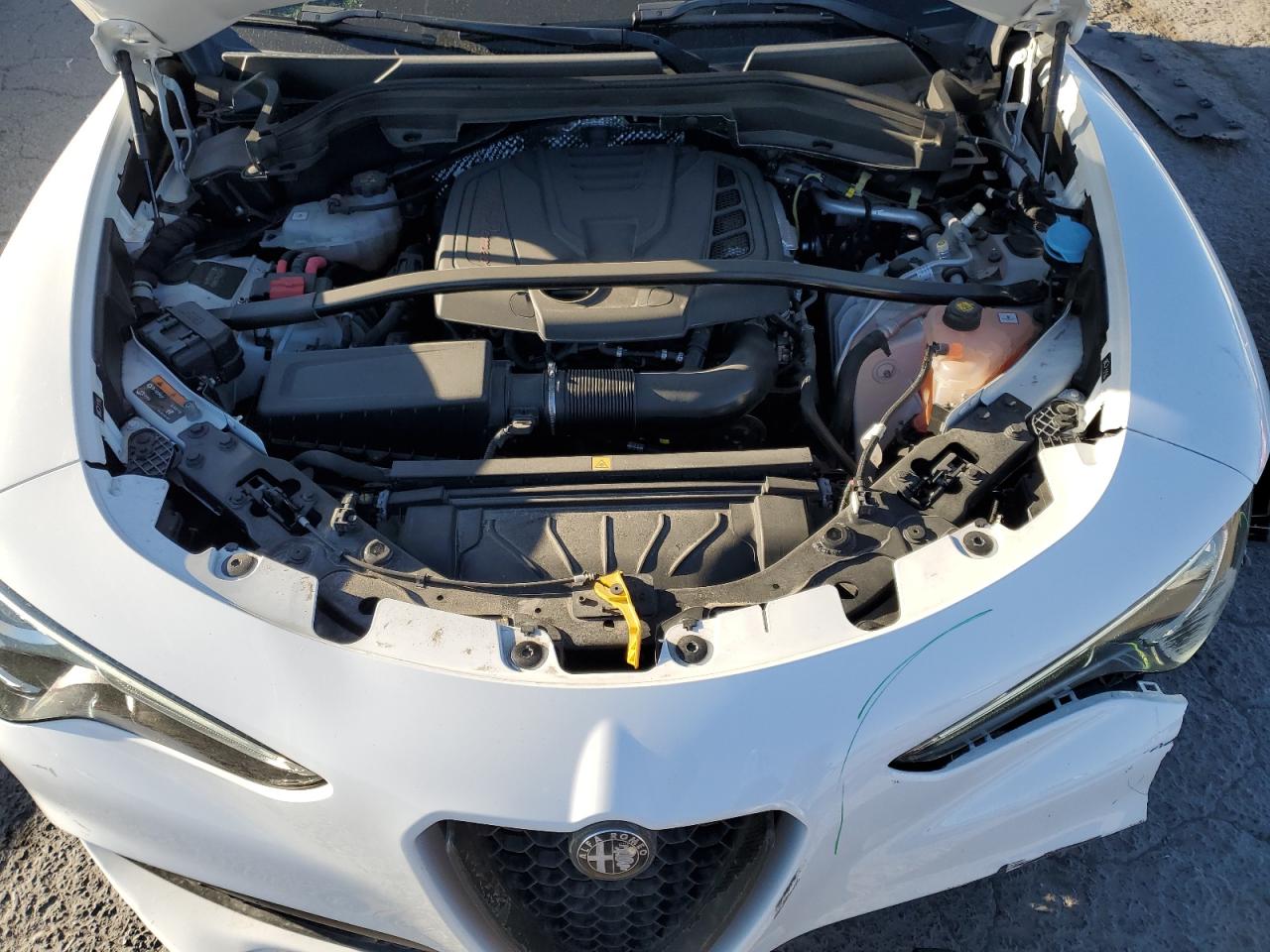2021 Alfa Romeo Stelvio VIN ZASPAJAN8M7D00921 Copart auction photo, front end damage thumbnail 12