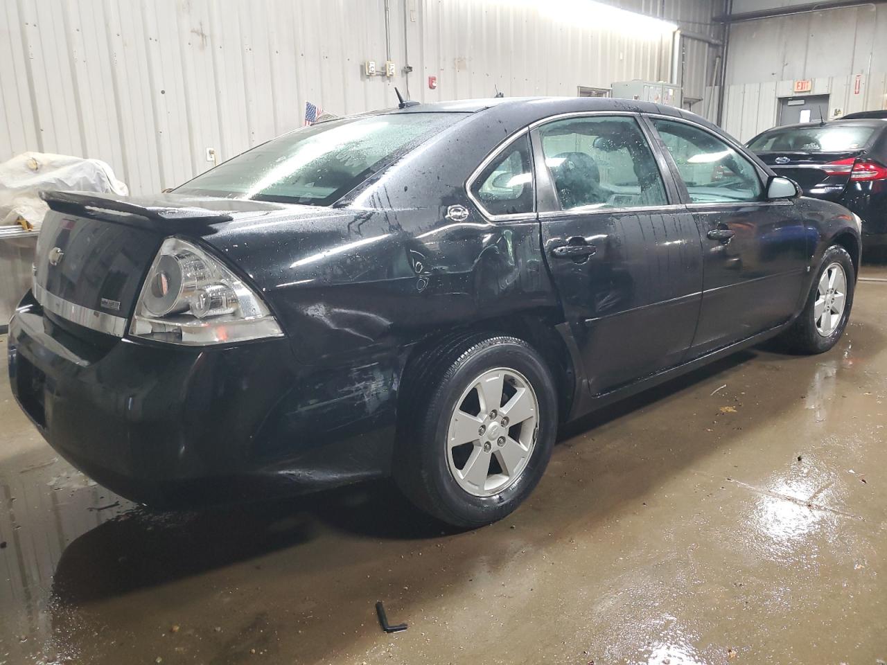 2008 Chevrolet Impala VIN 2G1WT58KX81380266 Copart auction photo, rear end / side damage thumbnail 3
