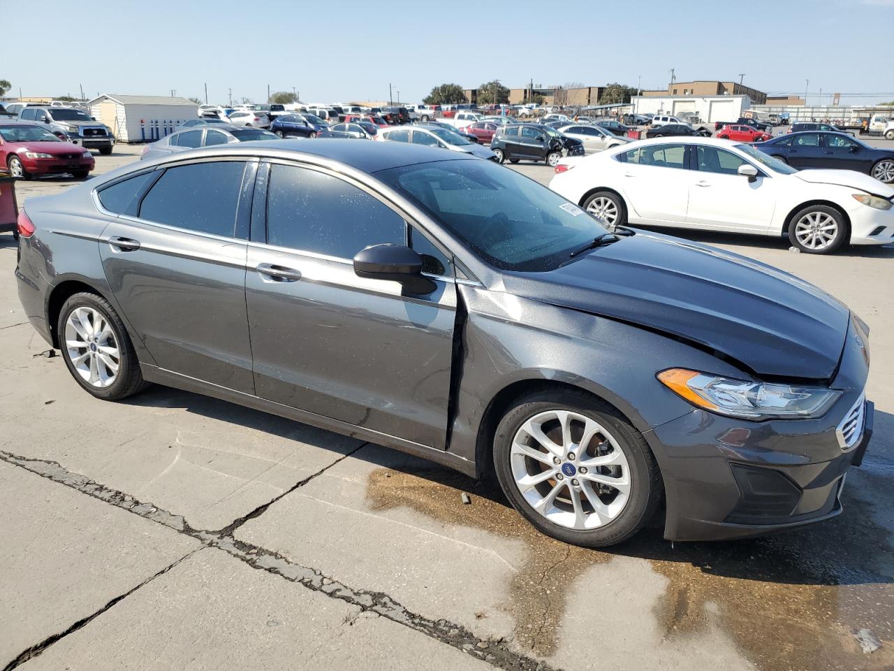 2020 Ford Fusion VIN 3FA6P0HD0LR260941 Copart auction photo, front end damage thumbnail 4