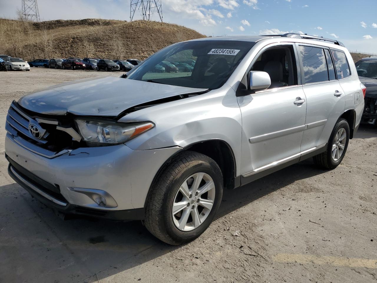 2012 Toyota Highlander VIN 5TDBK3EHXCS130372