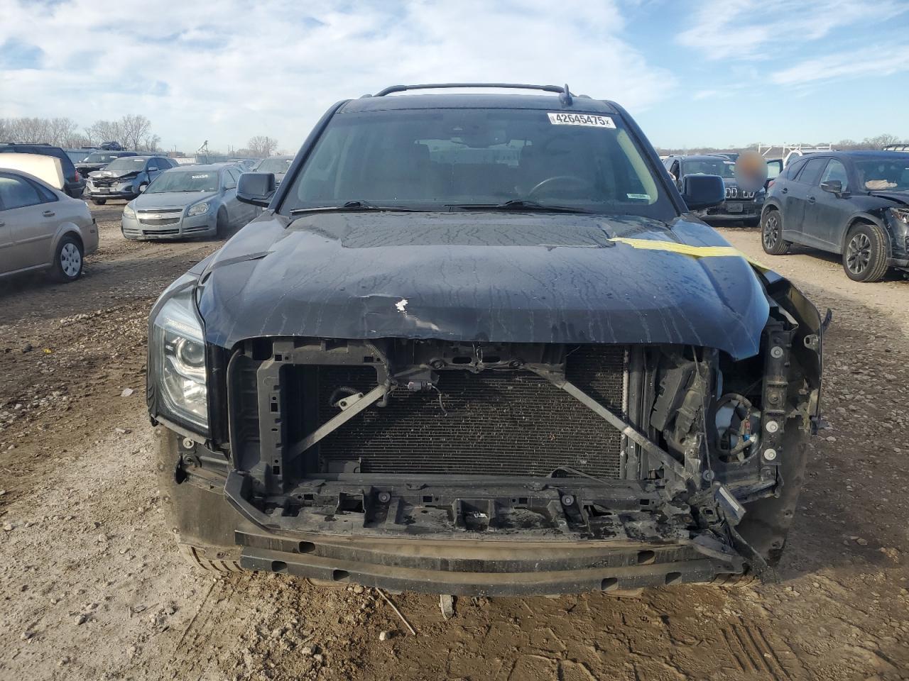 2015 GMC Yukon VIN 1GKS2CKJ0FR732986 Copart auction photo, front end damage thumbnail 5
