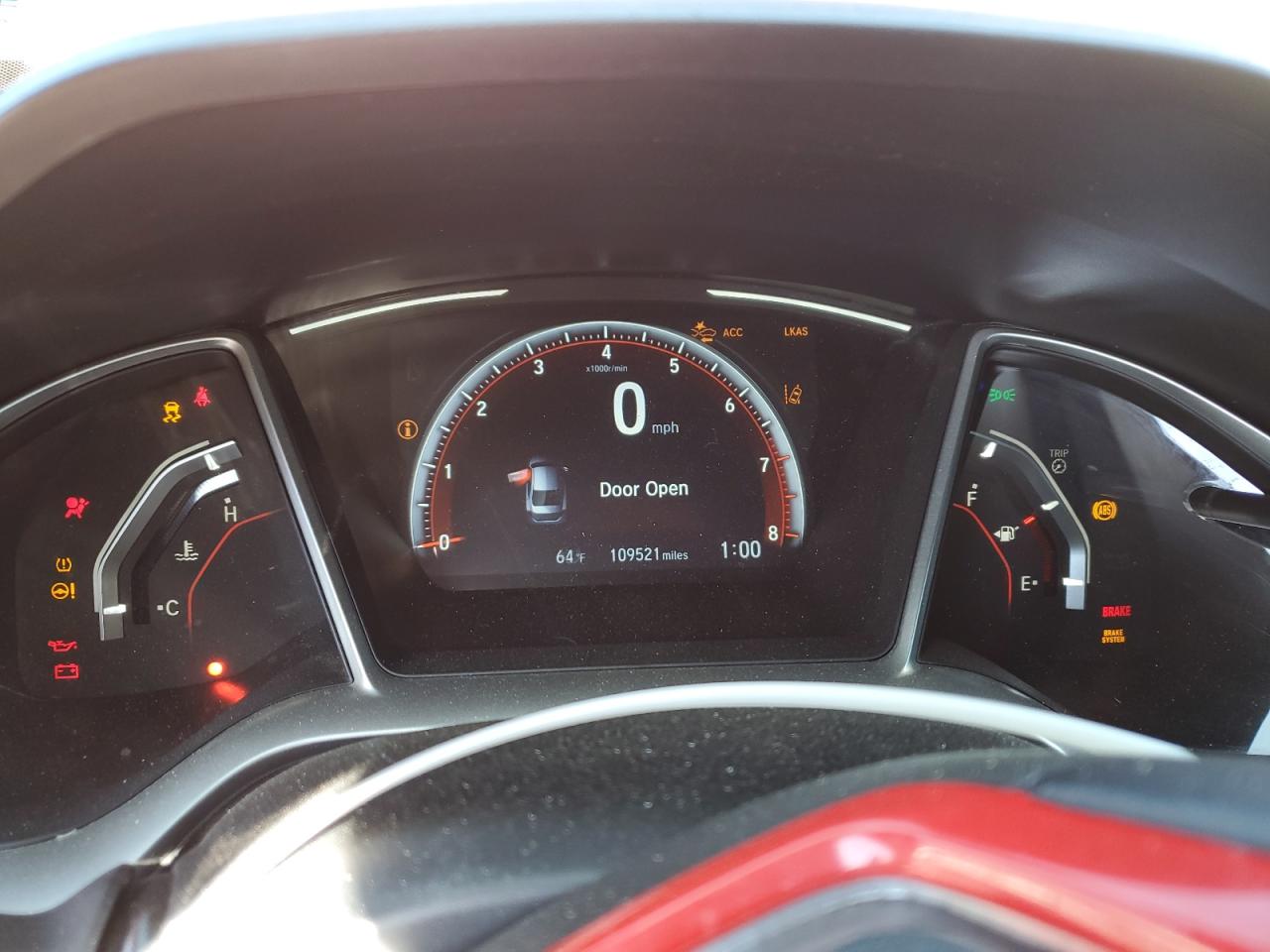 2019 Honda Civic VIN 2HGFC2F88KH536091 Copart auction photo, front end damage thumbnail 9