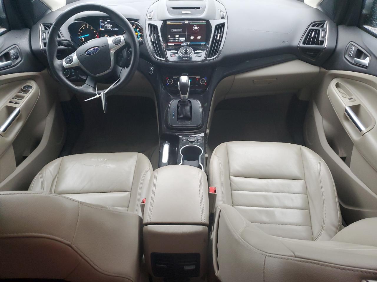 2014 Ford Escape VIN 1FMCU0JX3EUD73607 Copart auction photo, rear end damage thumbnail 8