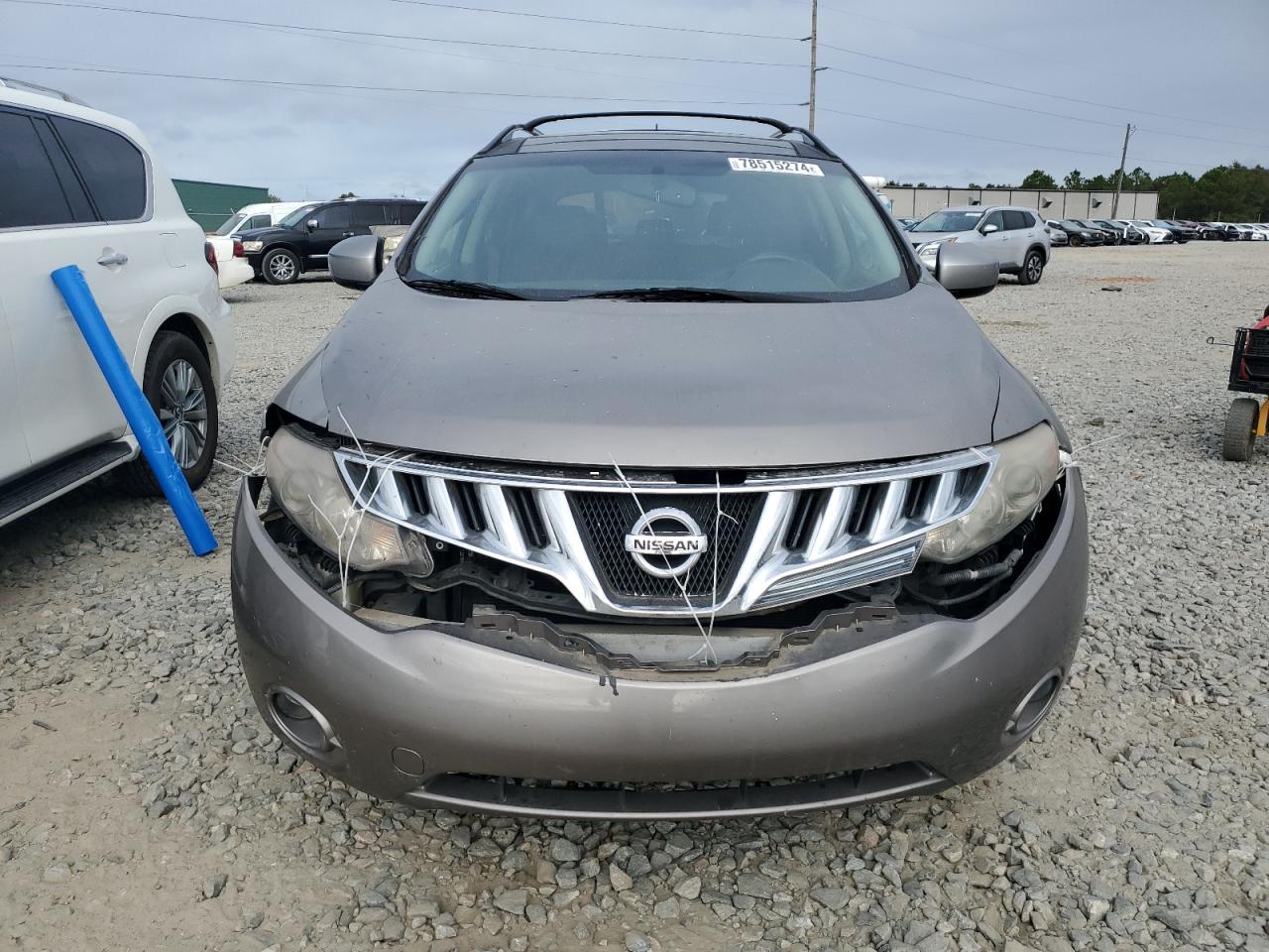 2009 Nissan Murano VIN JN8AZ18U09W107054 Copart auction photo, front end damage thumbnail 5