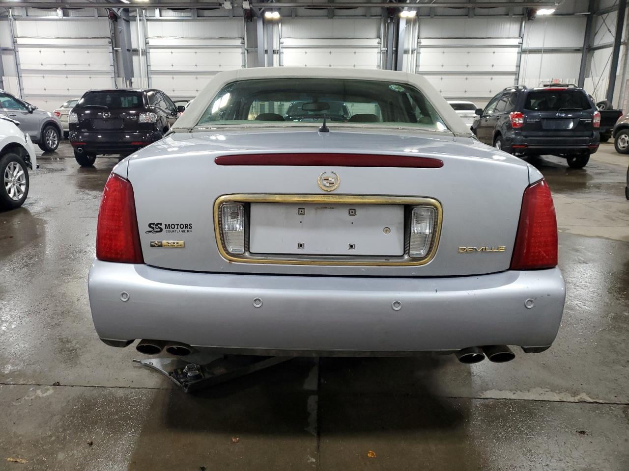 2005 Cadillac De Ville VIN 1G6KD54Y25U101750 Copart auction photo, rear end / undercarriage damage thumbnail 6