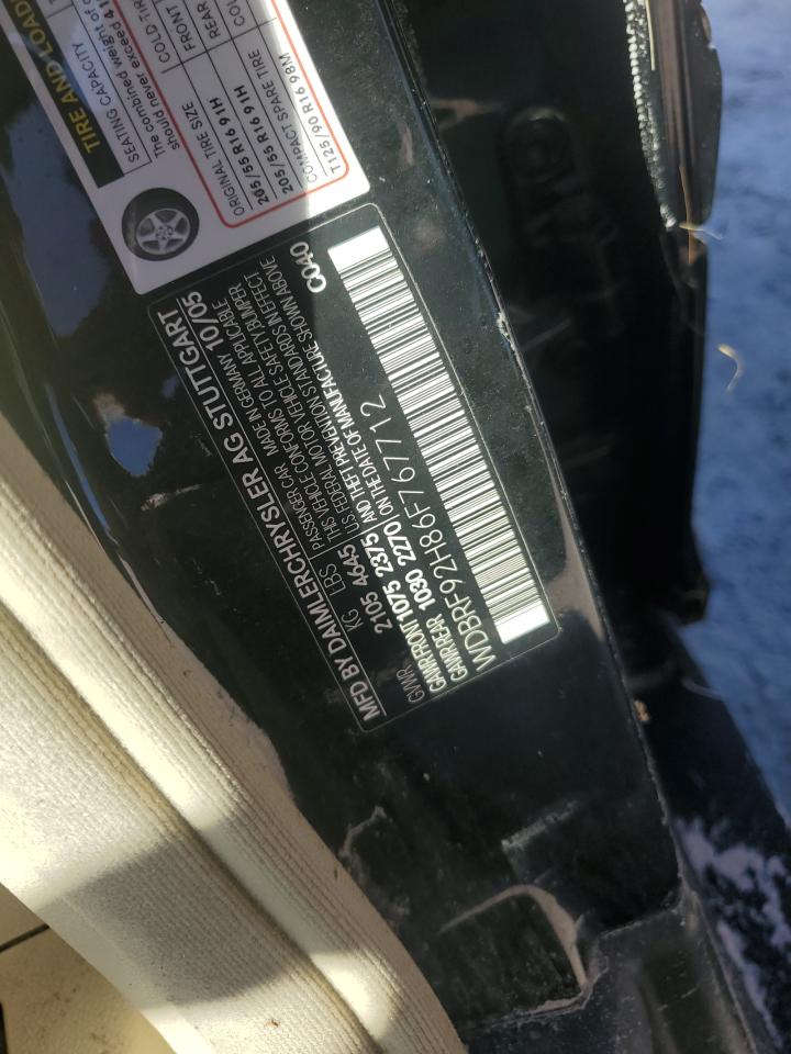 2006 Mercedes-Benz C-klasse VIN WDBRF92H86F767712 Copart auction photo, water/flood damage thumbnail 13