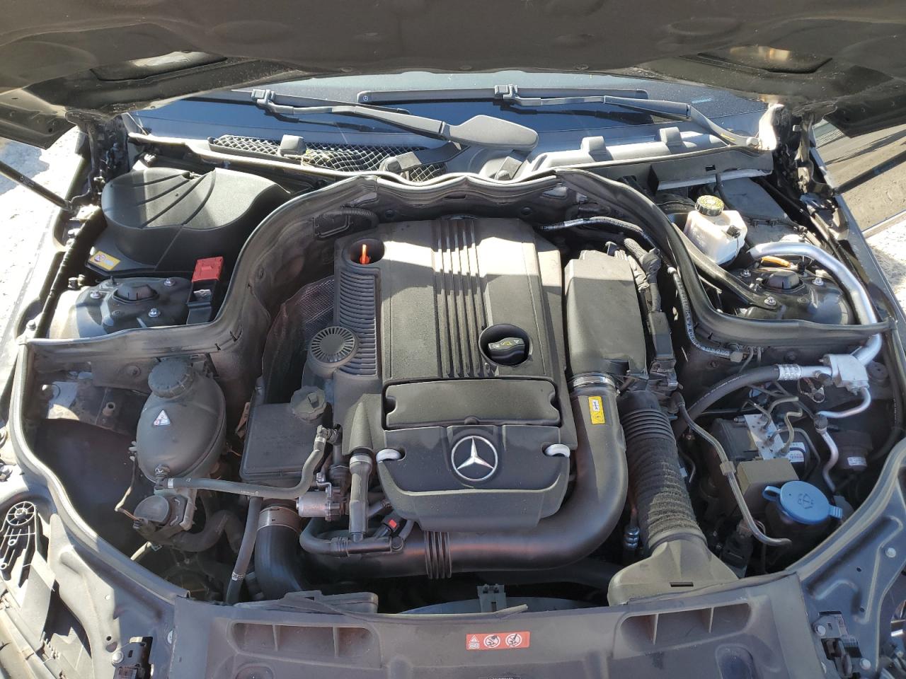 2013 Mercedes-Benz C-klasse VIN WDDGF4HB6DR262669 Copart auction photo, front end damage thumbnail 11