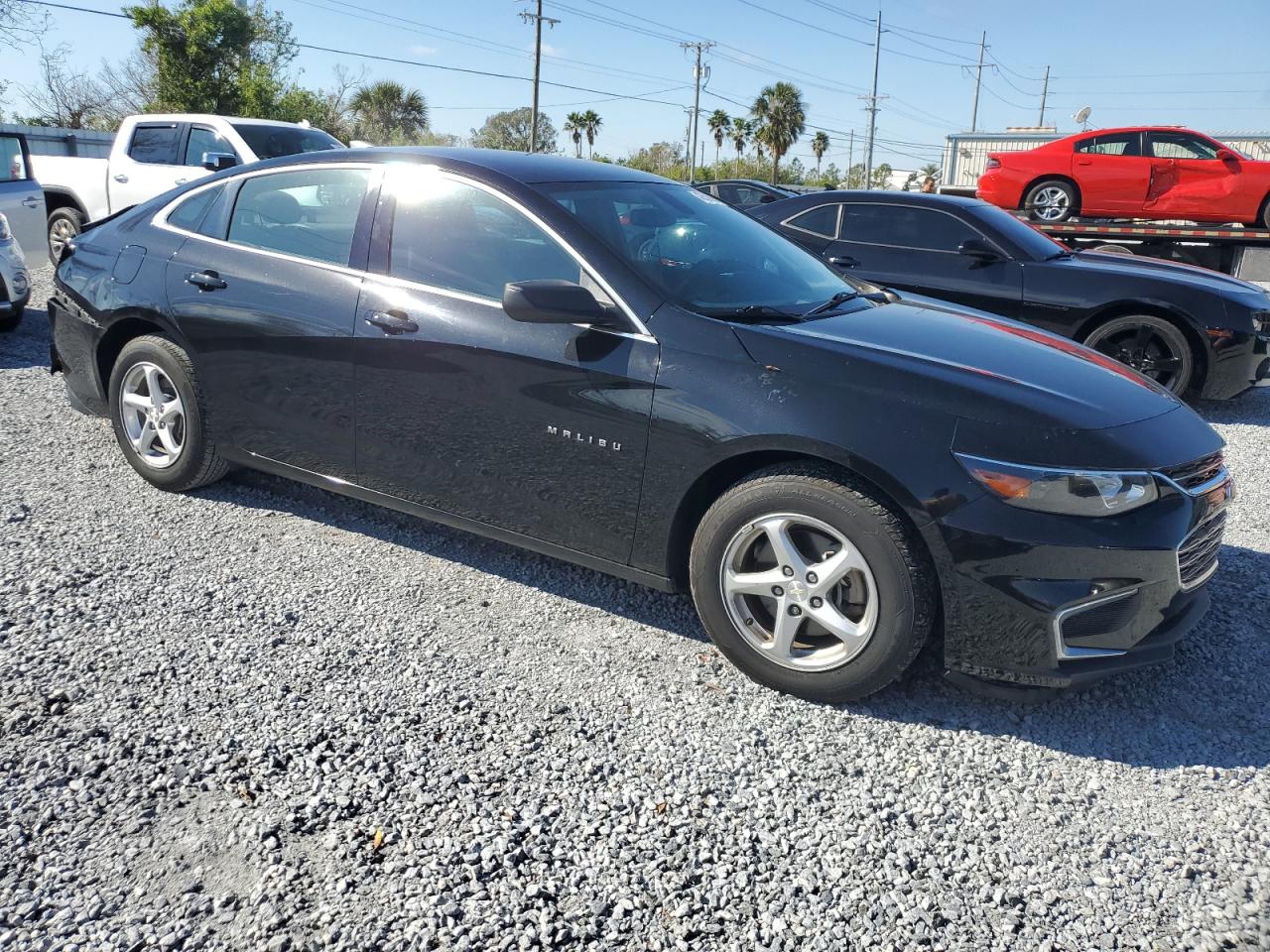 2018 Chevrolet Malibu VIN 1G1ZB5STXJF277767 Copart auction photo, rear end damage thumbnail 4