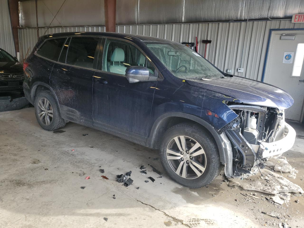 2016 Honda Pilot VIN 5FNYF6H53GB051346 Copart auction photo, front end damage thumbnail 4