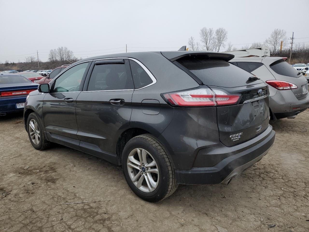 2019 Ford Edge VIN 2FMPK3J93KBB46607 Copart auction photo, side damage thumbnail 2