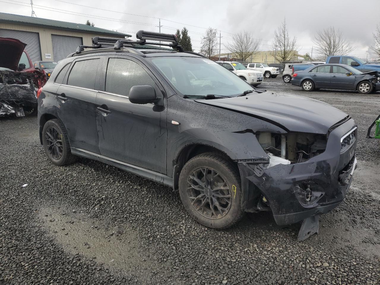 2013 Mitsubishi Outlander VIN 4A4AR4AU7DE005121 Copart auction photo, front end damage thumbnail 4