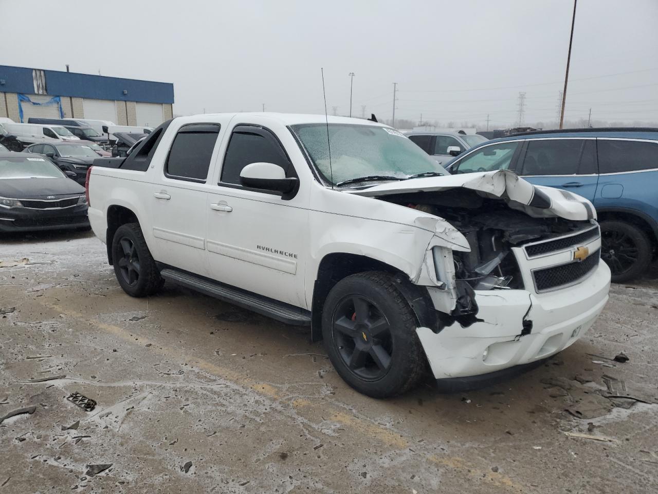 2012 Chevrolet Avalanche VIN 3GNTKFE73CG312496 Copart auction photo, front end damage thumbnail 4