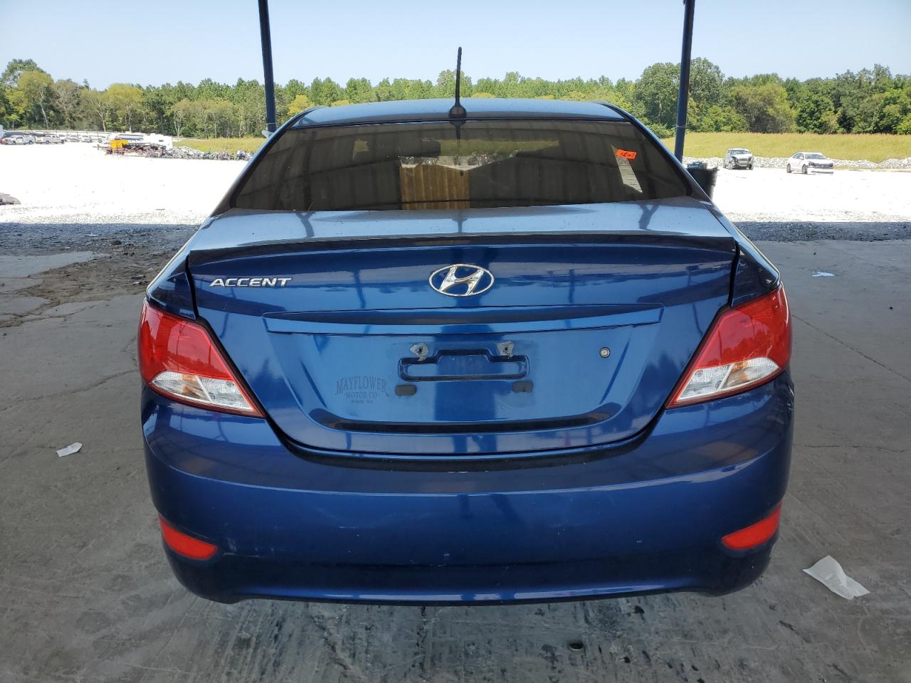 2017 Hyundai Accent VIN KMHCT4AE4HU245874 Copart auction photo, all over damage thumbnail 6