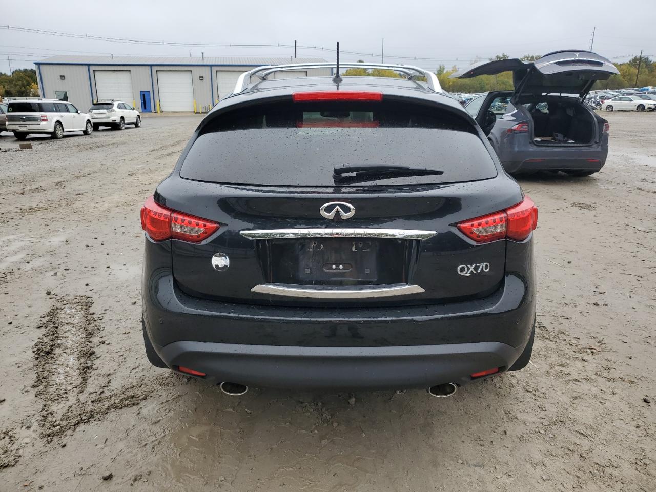 2014 Infiniti QX70 VIN JN8CS1MW3EM413689 Copart auction photo, front end / minor dent/scratches damage thumbnail 6