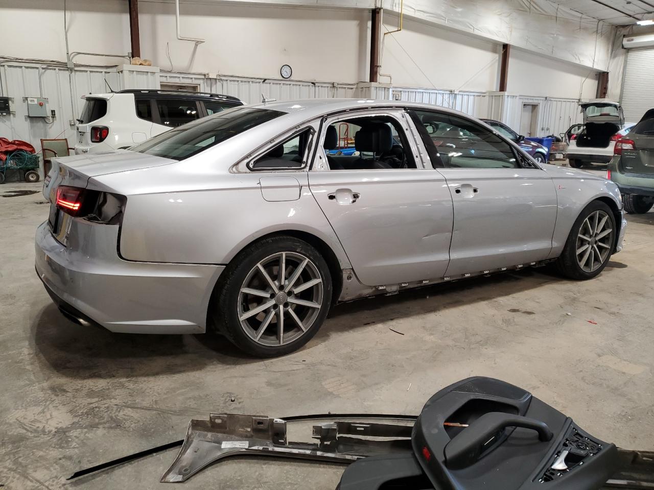 2018 Audi A6 VIN WAUF3BFC9JN077658 Copart auction photo, front end / all over damage thumbnail 3