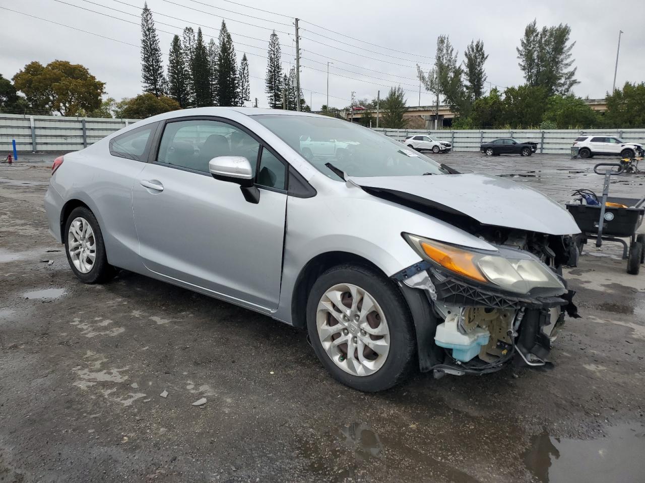 2014 Honda Civic VIN 2HGFG3B53EH513439 Copart auction photo, front end damage thumbnail 4