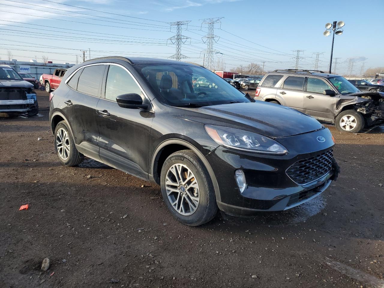 2020 Ford Escape VIN 1FMCU9H62LUB64213 Copart auction photo, front end damage thumbnail 4