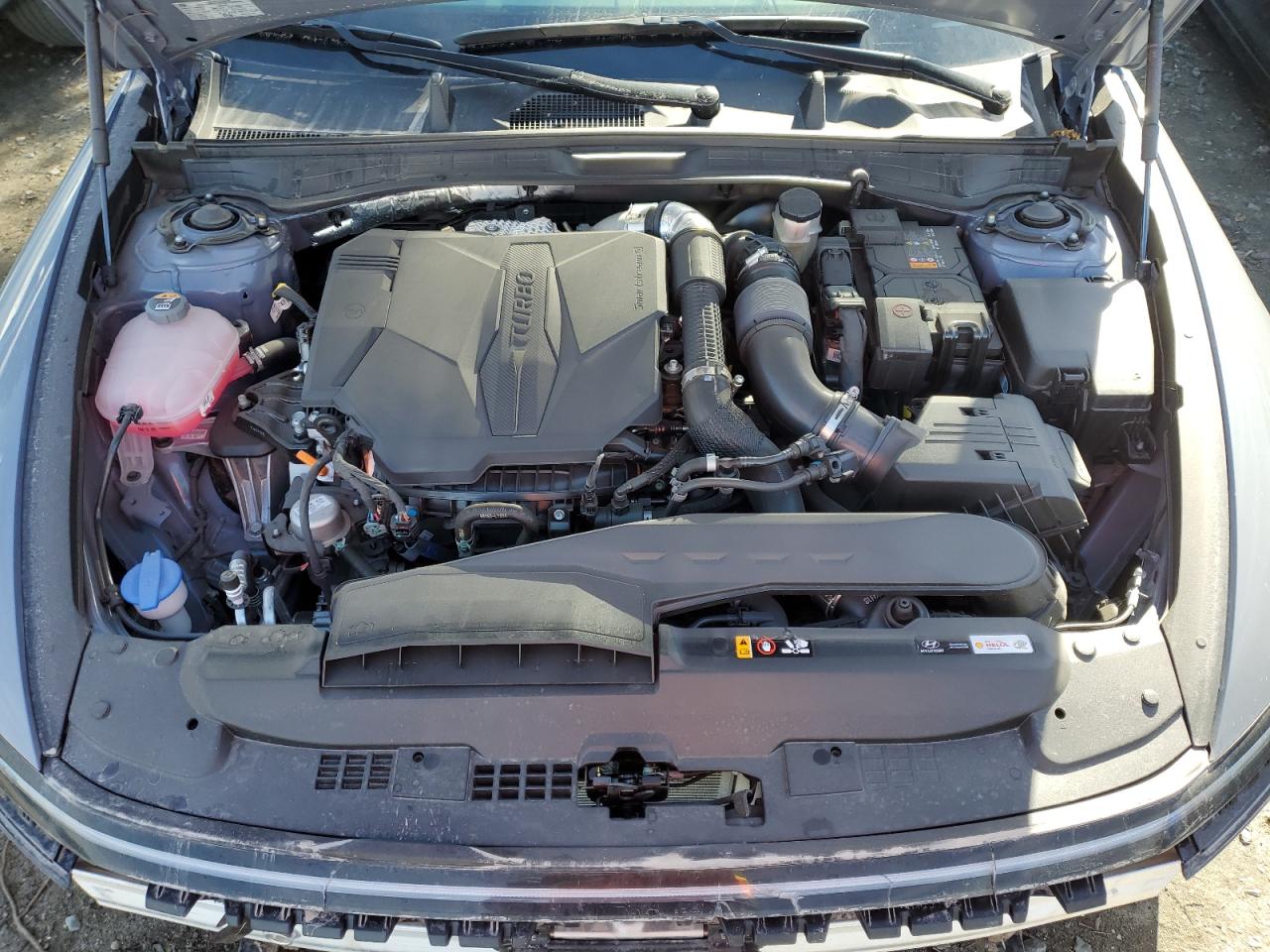 2024 Hyundai Sonata VIN KMHL54JC2RA384445 Copart auction photo, front end damage thumbnail 11
