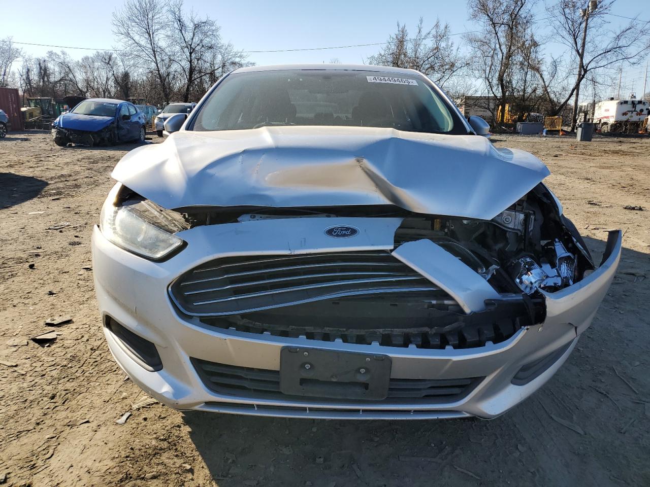 2014 Ford Fusion VIN 3FA6P0H78ER293523 Copart auction photo, front end damage thumbnail 5