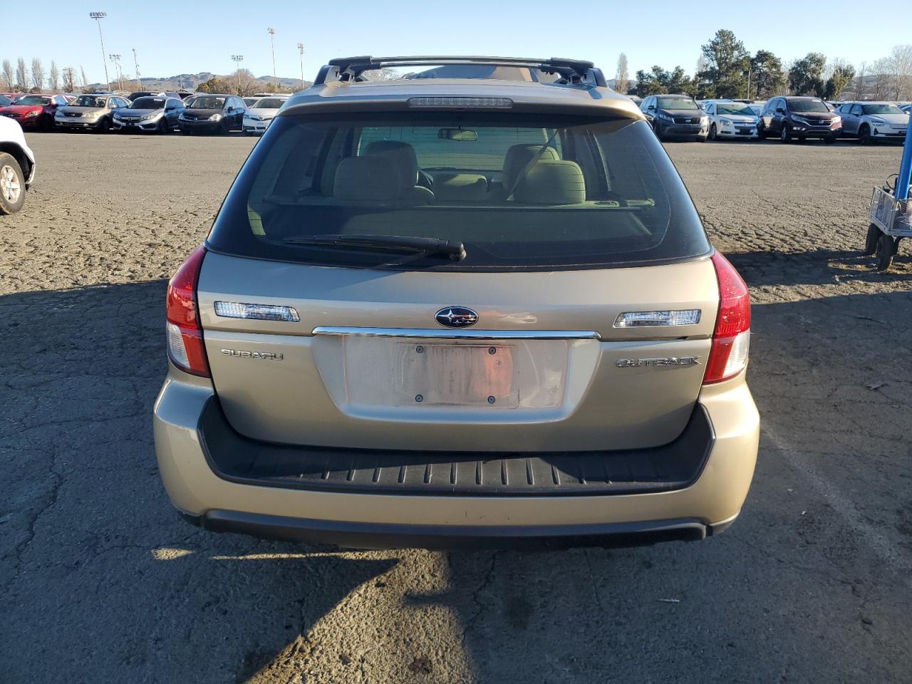 2008 Subaru Legacy VIN 4S4BP60C287307119 Copart auction photo, front end / mechanical damage thumbnail 6
