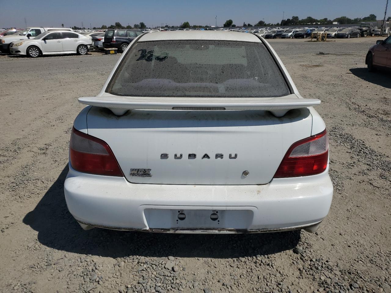 2003 Subaru WRX VIN JF1GD29693G503310 Copart auction photo, vandalism damage thumbnail 6