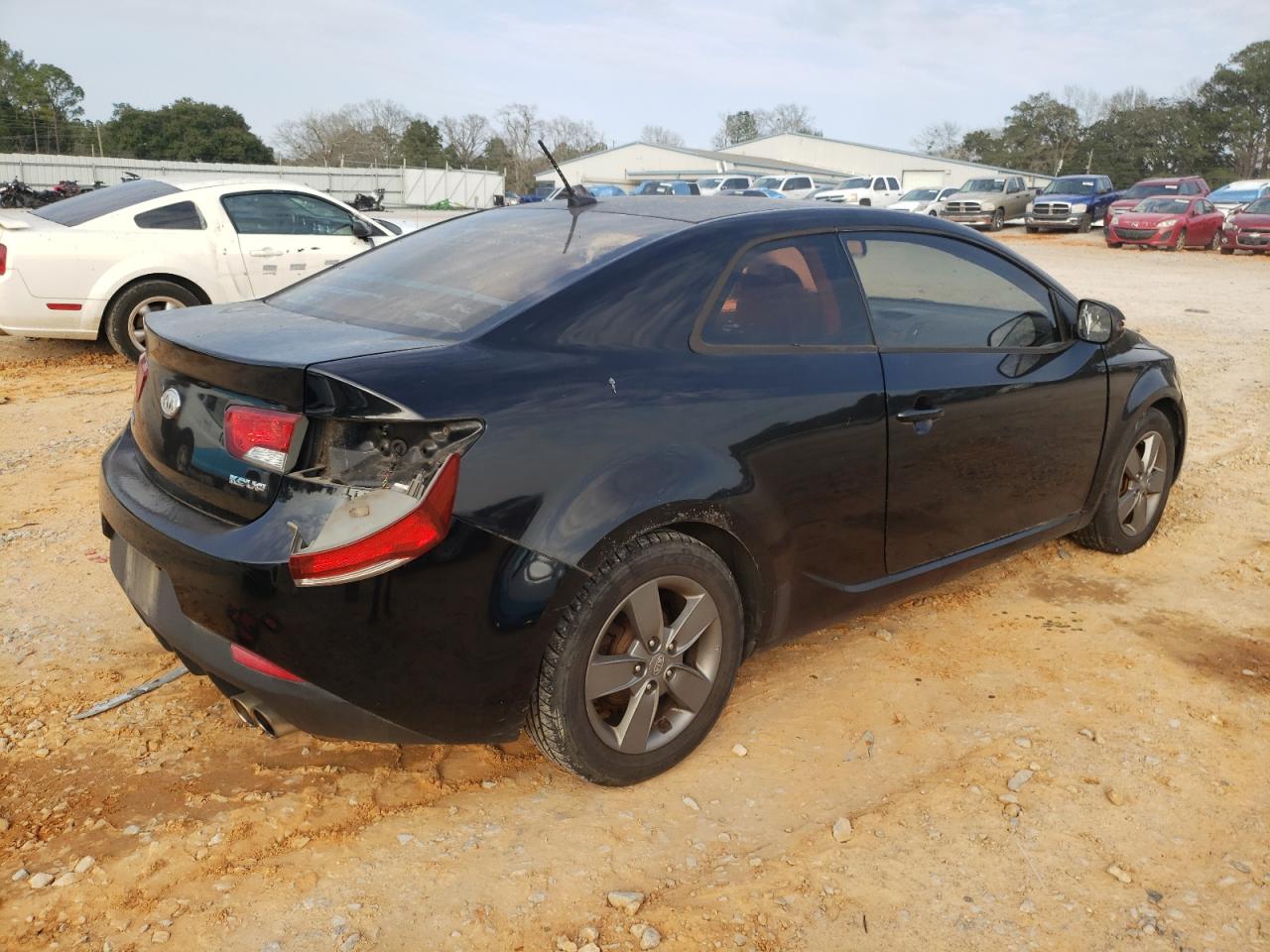 2012 KIA Forte VIN KNAFU6A25C5635771 Copart auction photo, side damage thumbnail 3