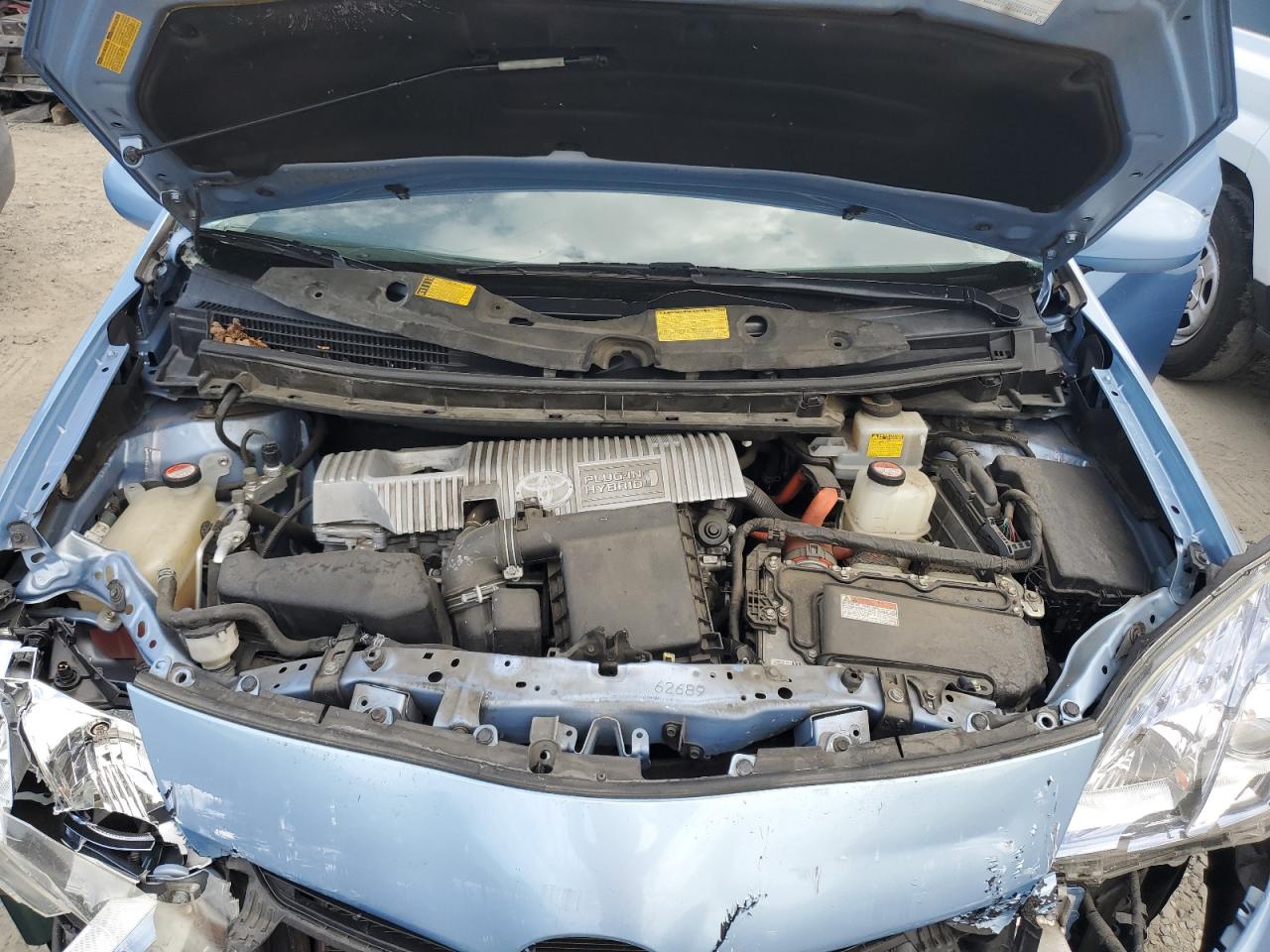 2014 Toyota Prius VIN JTDKN3DPXE3061008 Copart auction photo, front end damage thumbnail 11