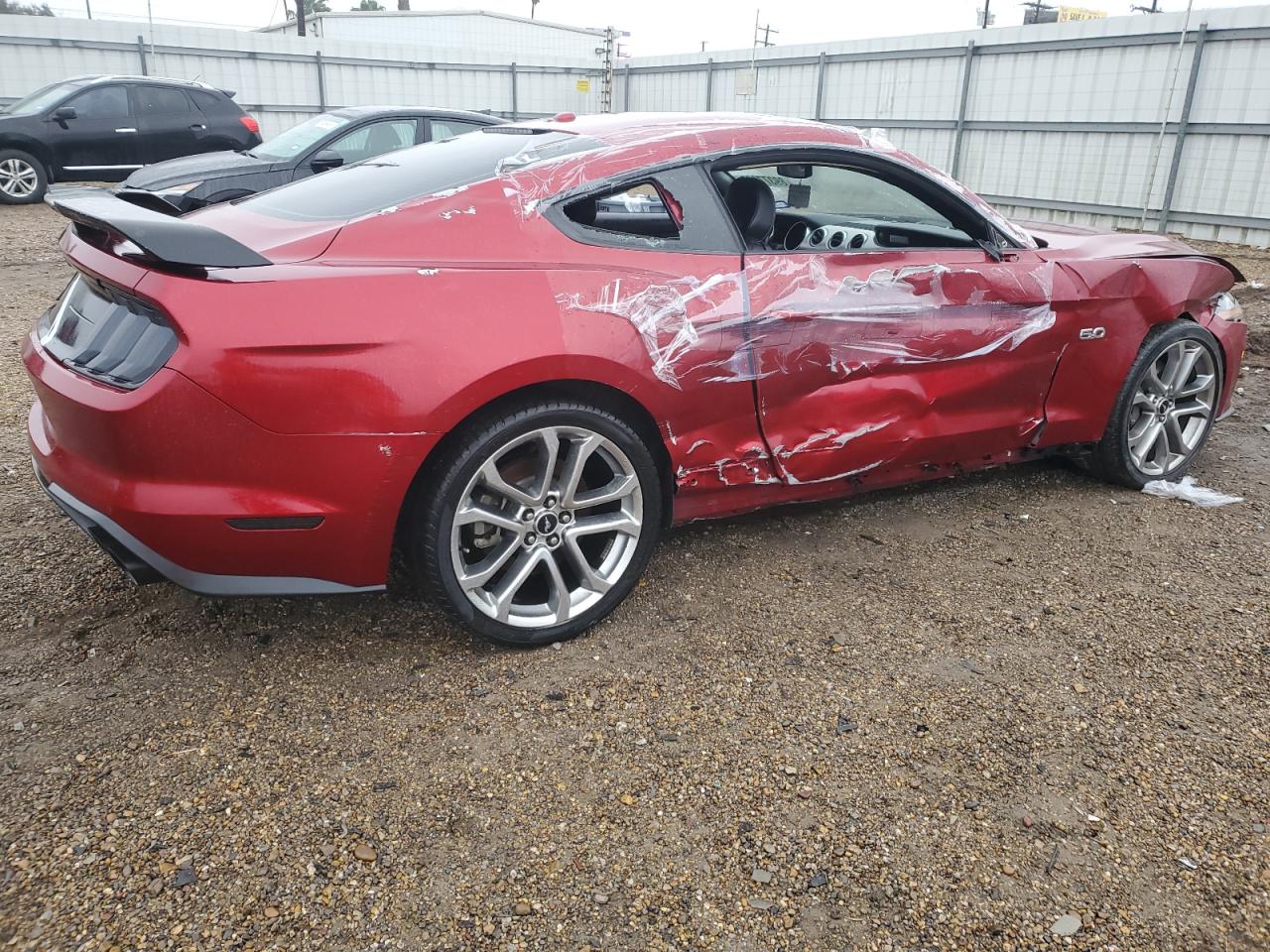 2019 Ford Mustang VIN 1FA6P8CF0K5143045 Copart auction photo, all over damage thumbnail 3