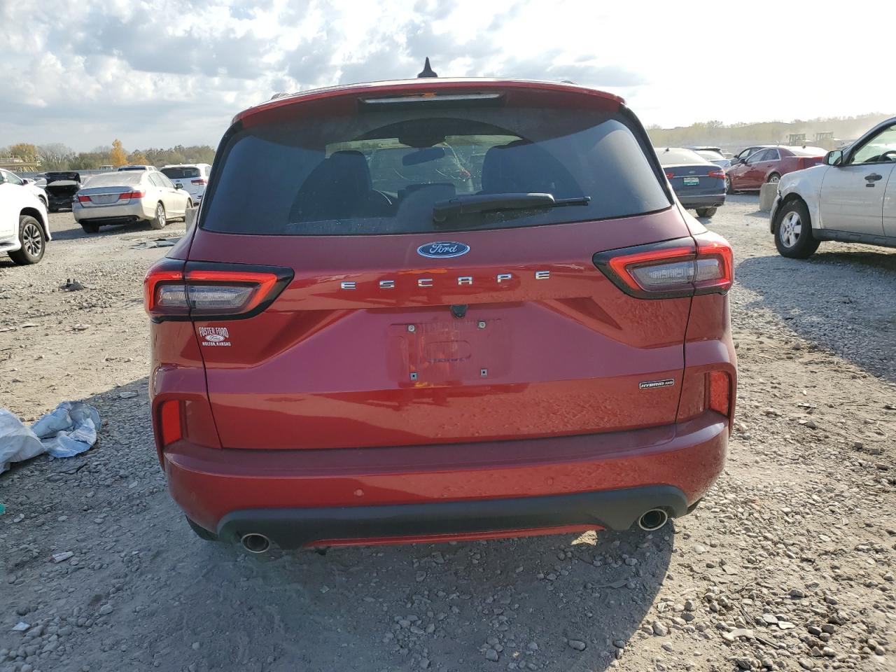2023 Ford Escape VIN 1FMCU9PZ1PUA29886 Copart auction photo, front end damage thumbnail 6