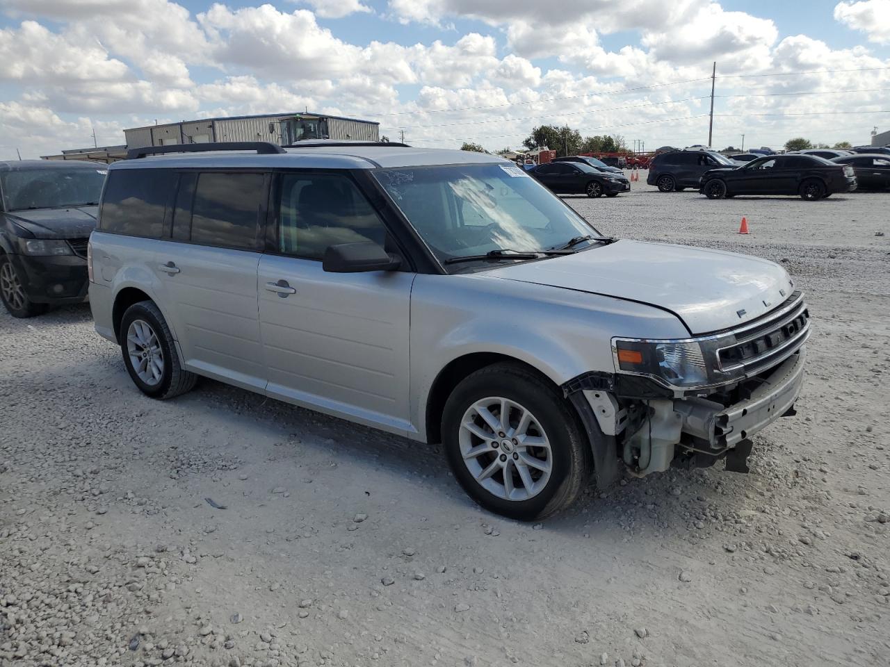 2014 Ford Flex VIN 2FMGK5B83EBD44982 Copart auction photo, front end / all over damage thumbnail 4