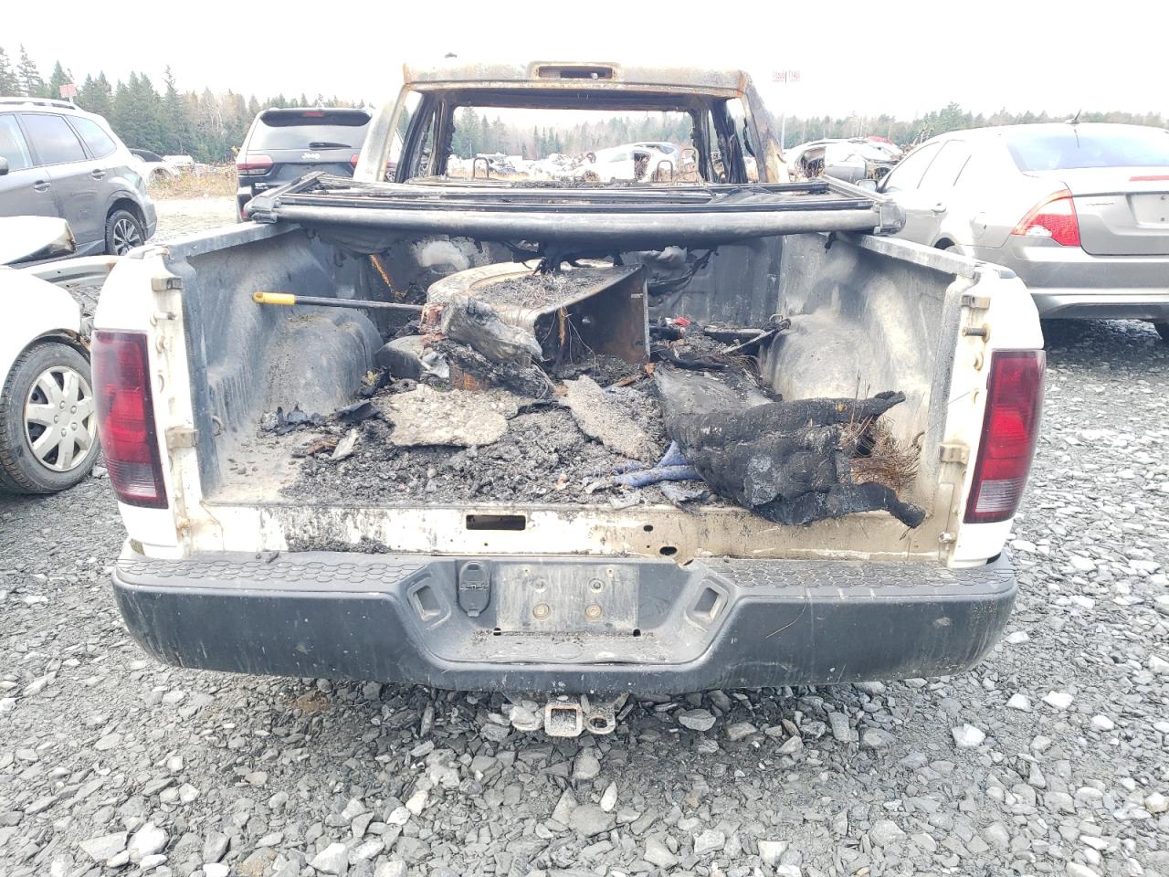 2015 RAM 1500 VIN 1C6RR7TM8FS683879 Copart auction photo, burn damage thumbnail 6