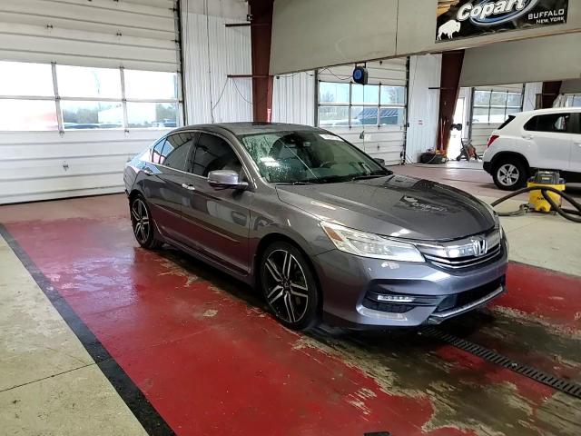 2017 Honda Accord VIN 1HGCR3F90HA001747 Copart auction photo, side / rear end damage thumbnail 14