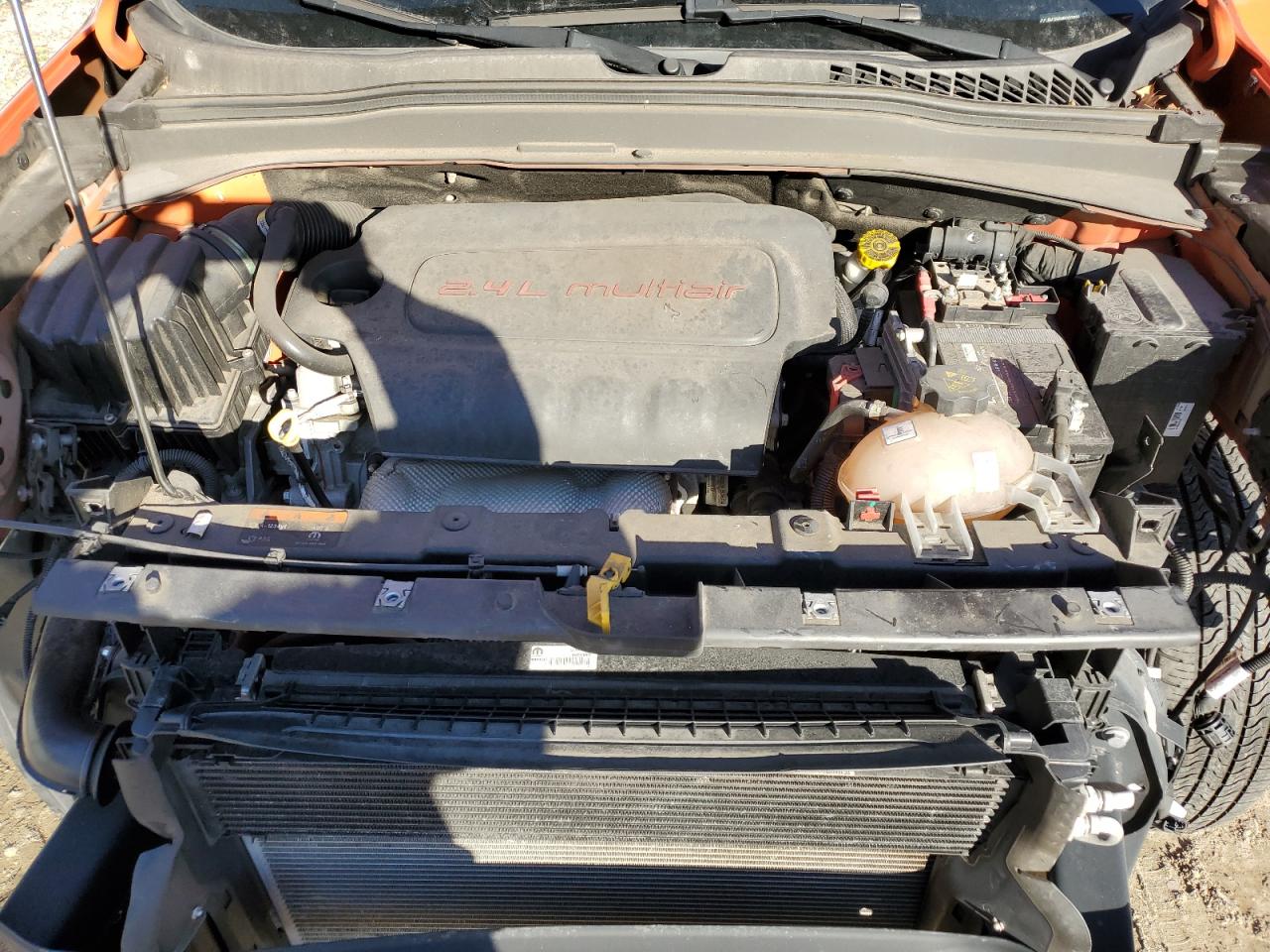 2017 Jeep Renegade VIN ZACCJBCBXHPG32920 Copart auction photo, front end / side damage thumbnail 12