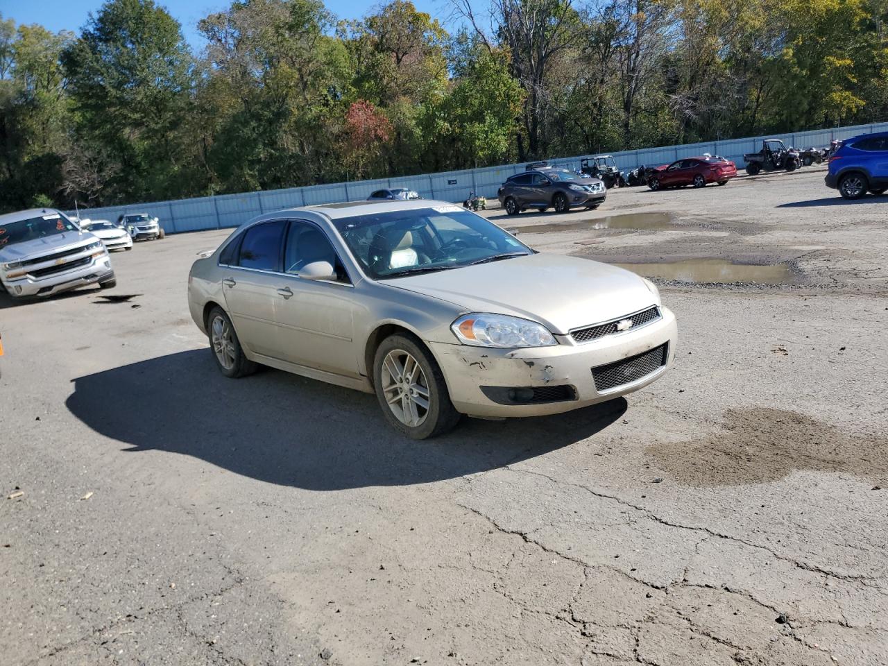2012 Chevrolet Impala VIN 2G1WC5E3XC1326567 Copart auction photo, side / minor dent/scratches damage thumbnail 4