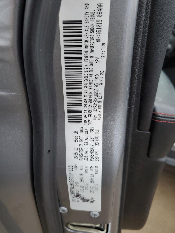 2014 Jeep Cherokee VIN 1C4PJMBSXEW282105 Copart auction photo, front end damage thumbnail 13
