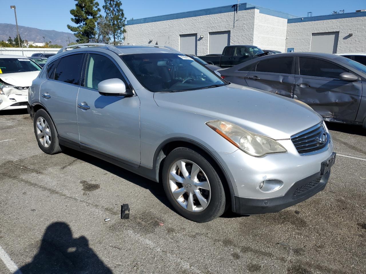 2010 Infiniti EX VIN JN1AJ0HR4AM750566 Copart auction photo, rear end damage thumbnail 4