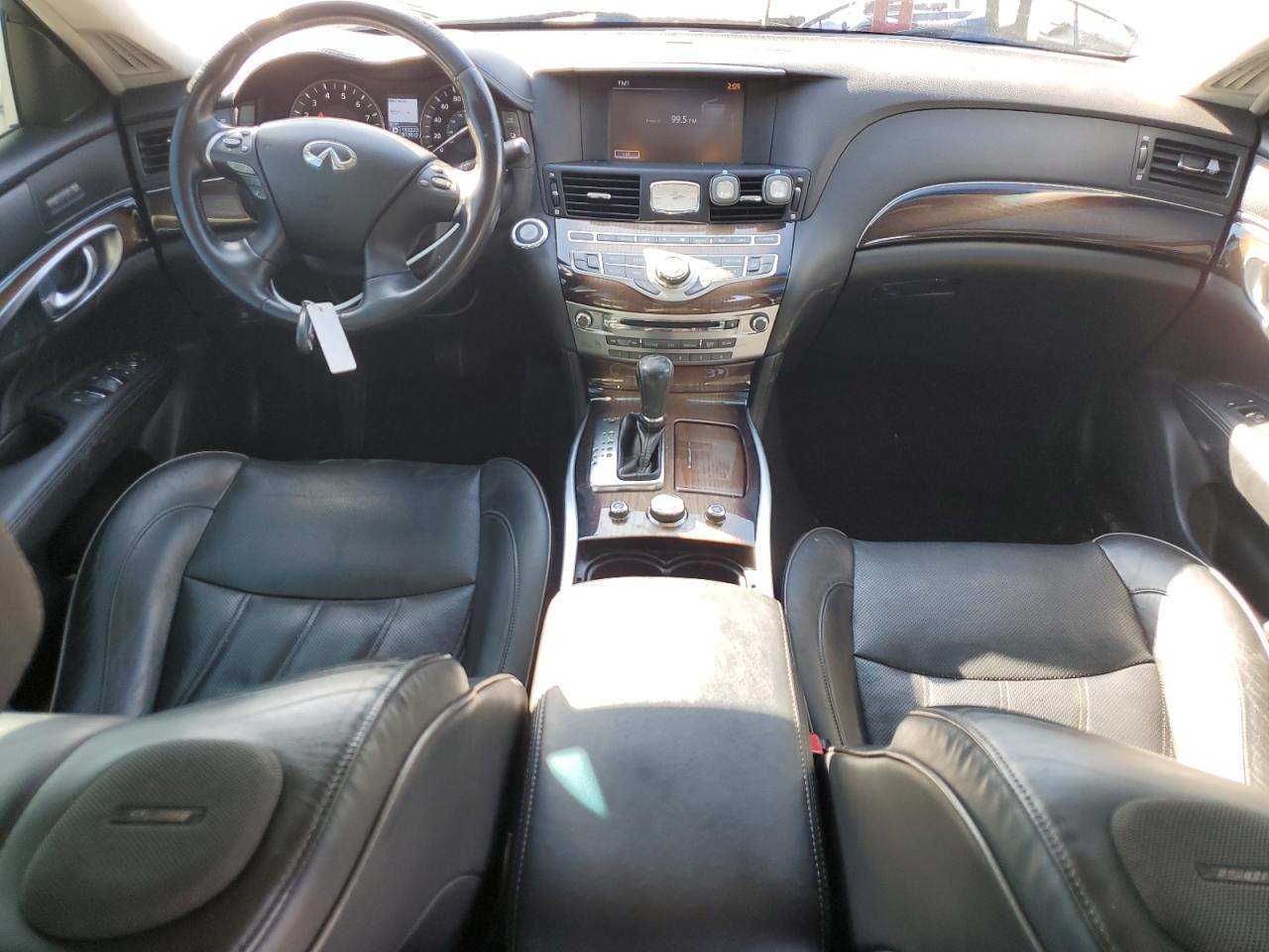 2012 Infiniti M VIN JN1BY1AR8CM394691 Copart auction photo, side damage thumbnail 8