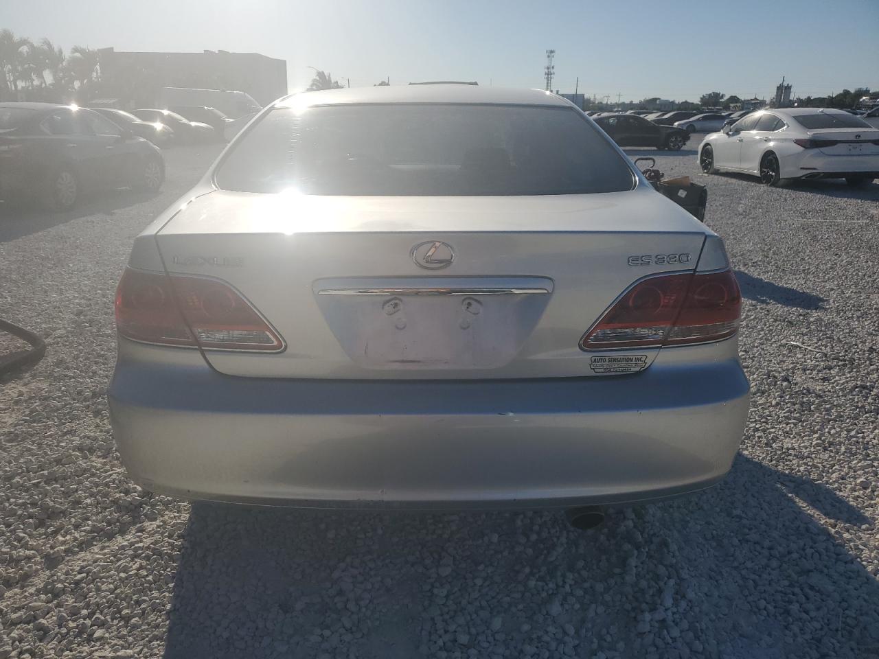 2006 Lexus ES VIN JTHBA30G965148632 Copart auction photo, side damage thumbnail 6