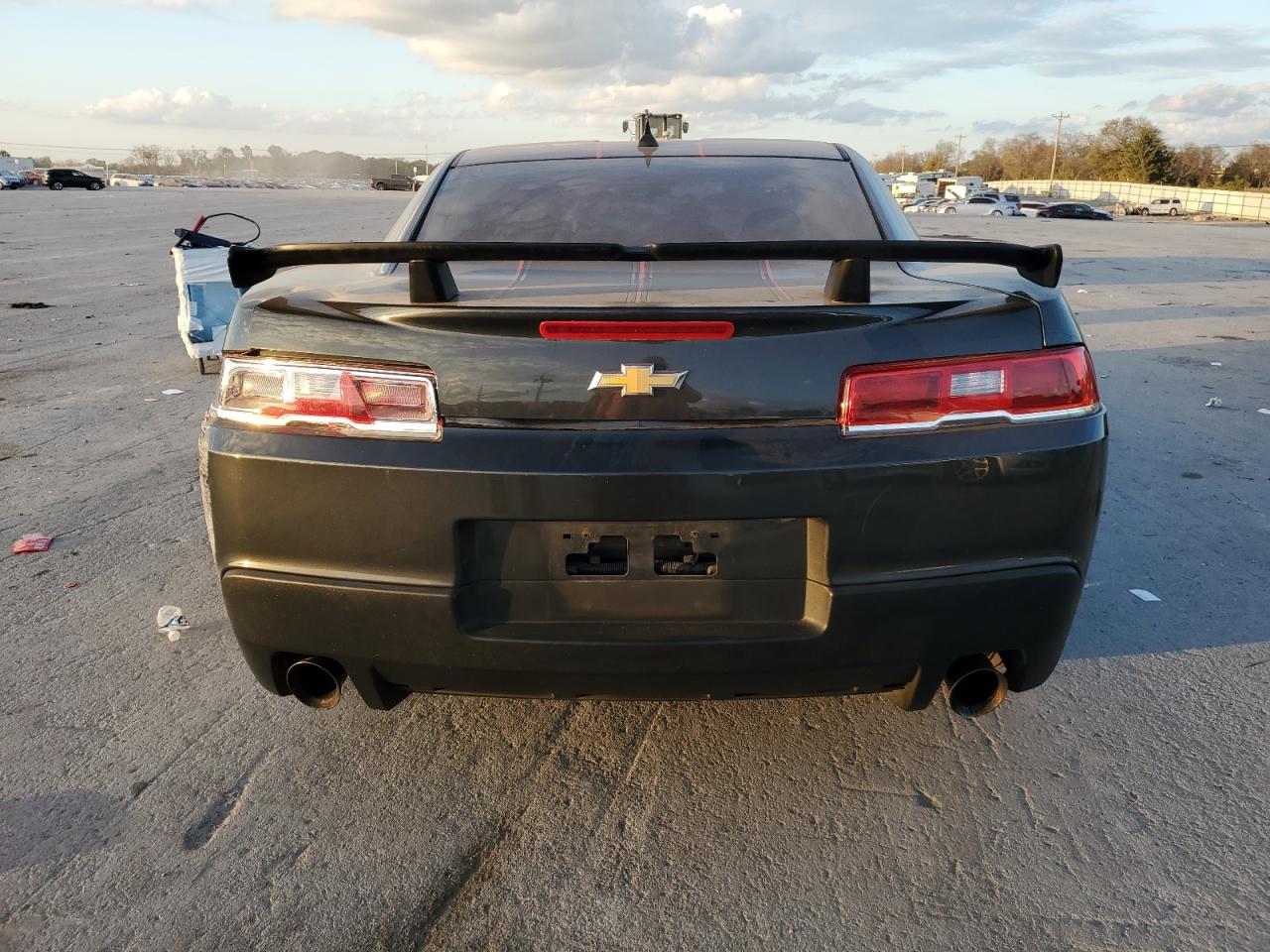 2014 Chevrolet Camaro VIN 2G1FA1E34E9228752 Copart auction photo, all over damage thumbnail 6