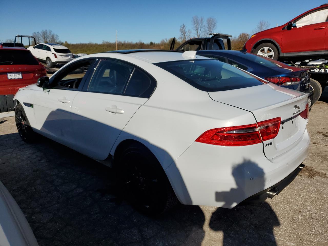 2019 Jaguar XE VIN SAJAK4FX5KCP53505 Copart auction photo, front end damage thumbnail 2