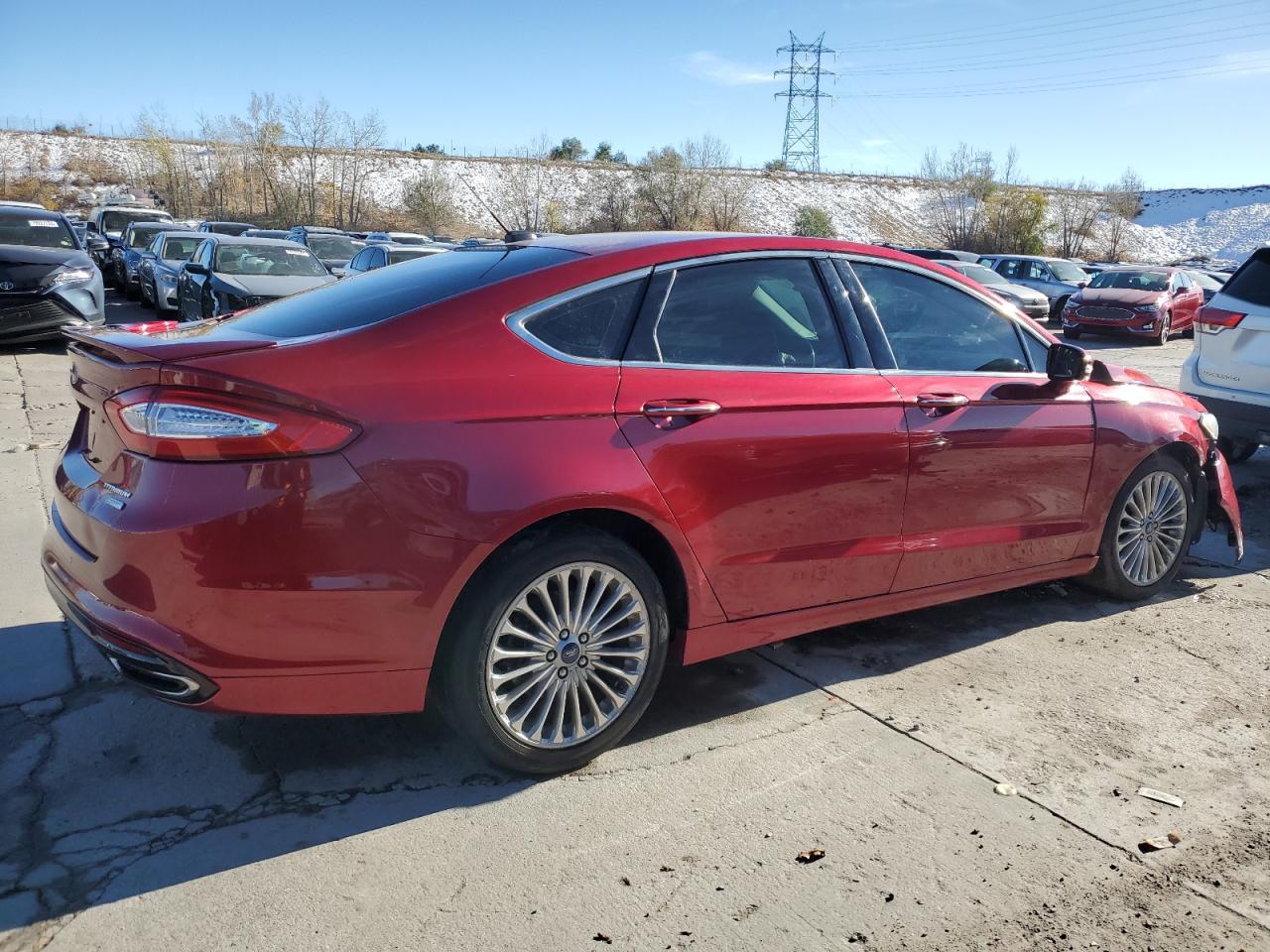 2016 Ford Fusion VIN 3FA6P0K96GR178254 Copart auction photo, front end damage thumbnail 3