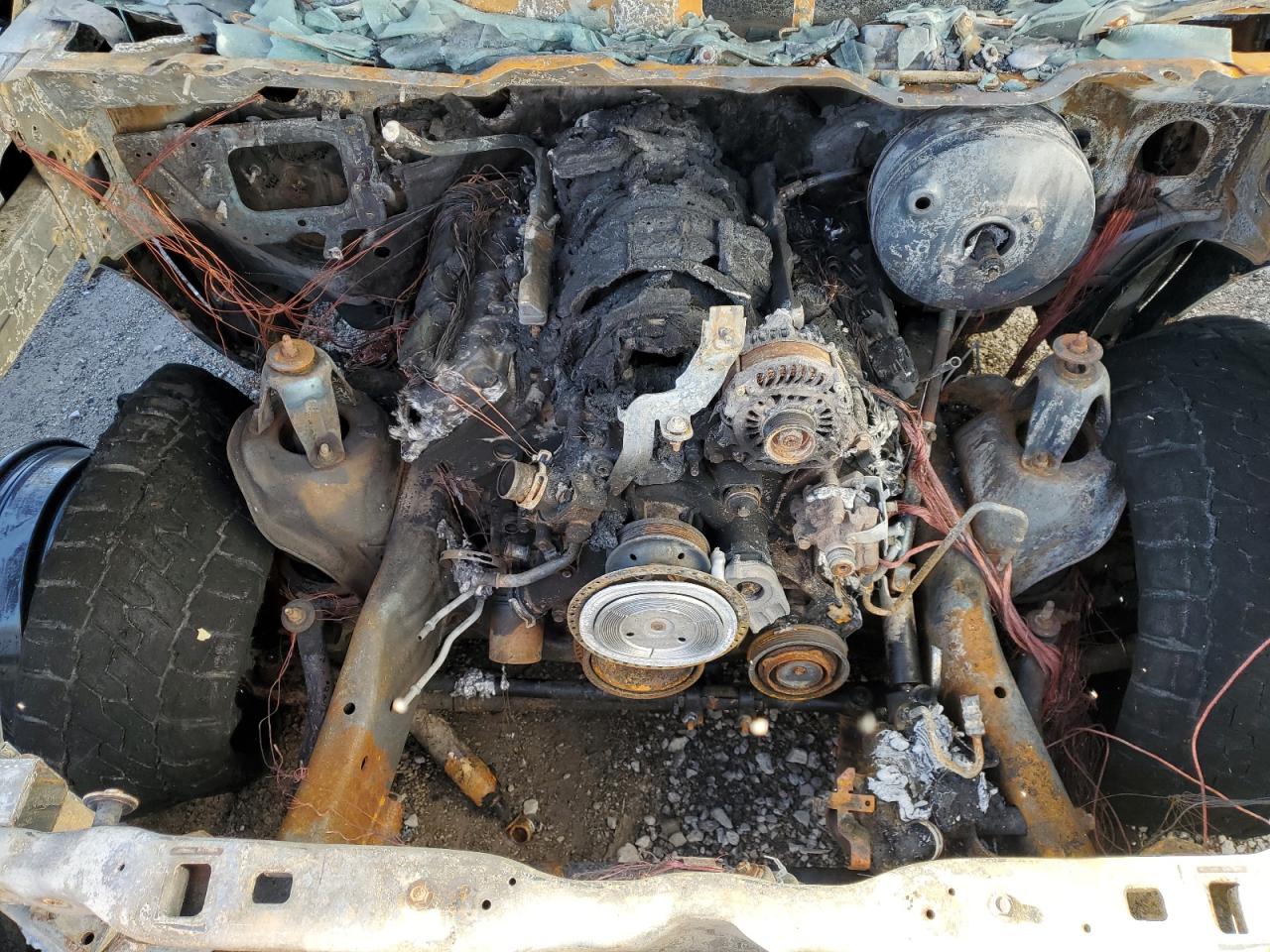 2012 Dodge RAM VIN 3C6TD5HT0CG245742 Copart auction photo, burn damage thumbnail 7