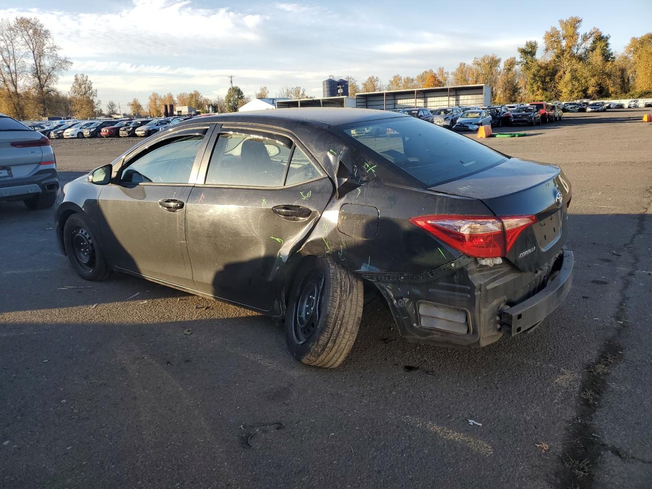 2017 Toyota Corolla VIN 2T1BURHE9HC928215 Copart auction photo, all over / undercarriage damage thumbnail 2