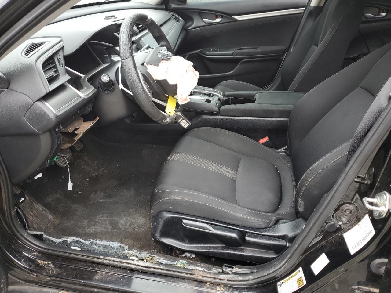 2018 Honda Civic VIN 2HGFC2F74JH590851 Copart auction photo, all over damage thumbnail 7