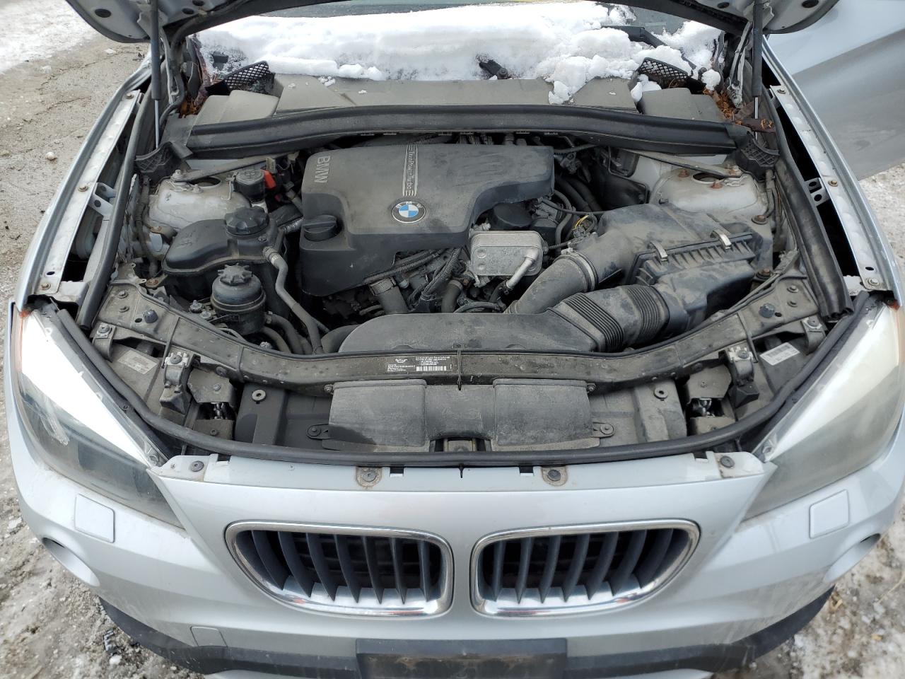2014 BMW X1 VIN WBAVL1C5XEVY13475 Copart auction photo, side damage thumbnail 11