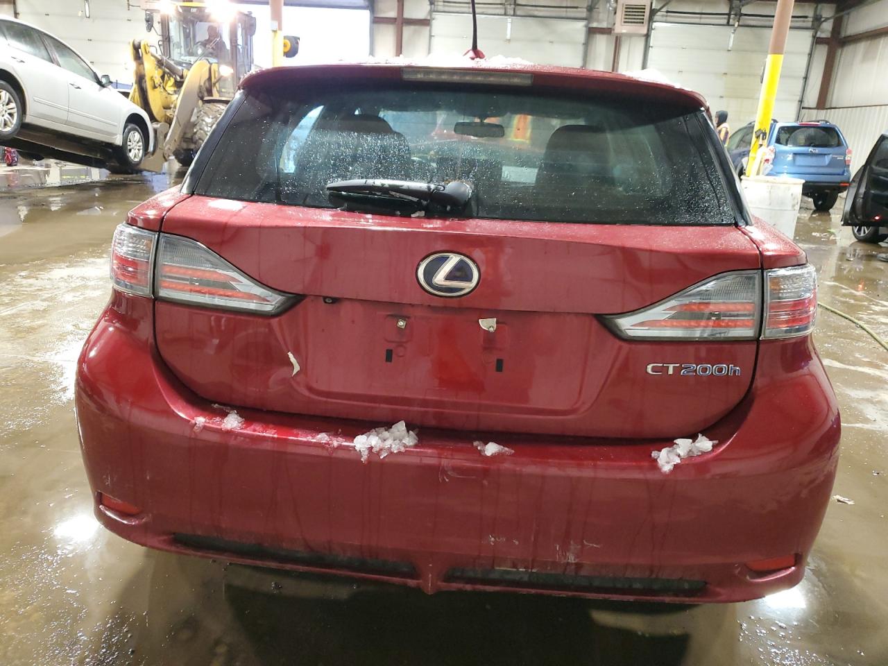 2012 Lexus CT VIN JTHKD5BH4C2122560 Copart auction photo, front end damage thumbnail 6