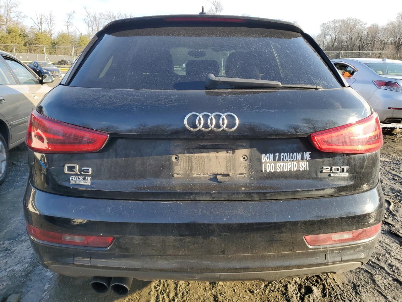 2015 Audi Q3 VIN WA1EFCFS1FR001364 Copart auction photo, mechanical damage thumbnail 6