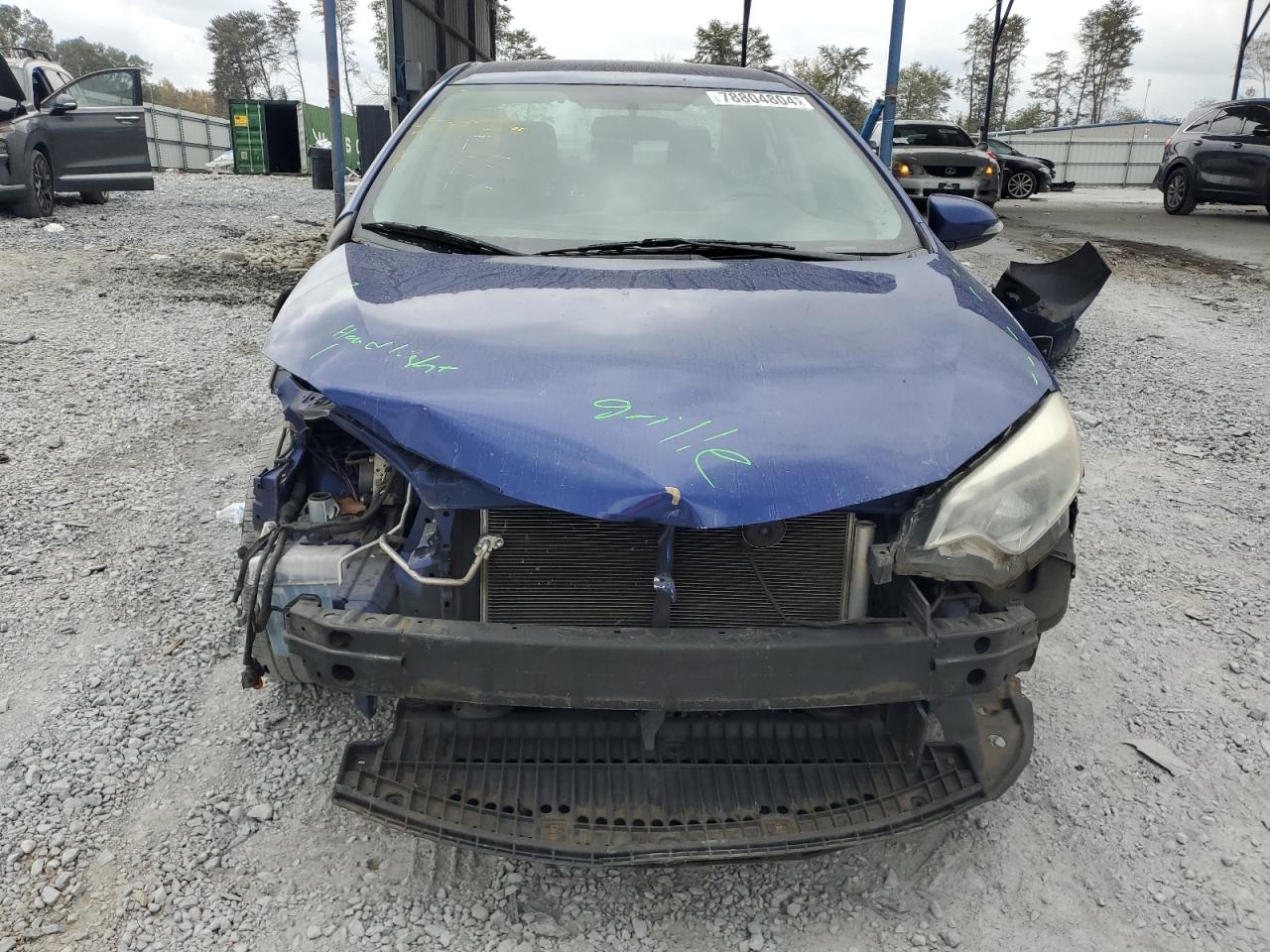 2015 Toyota Corolla VIN 2T1BURHE1FC344548 Copart auction photo, front end / minor dent/scratches damage thumbnail 5