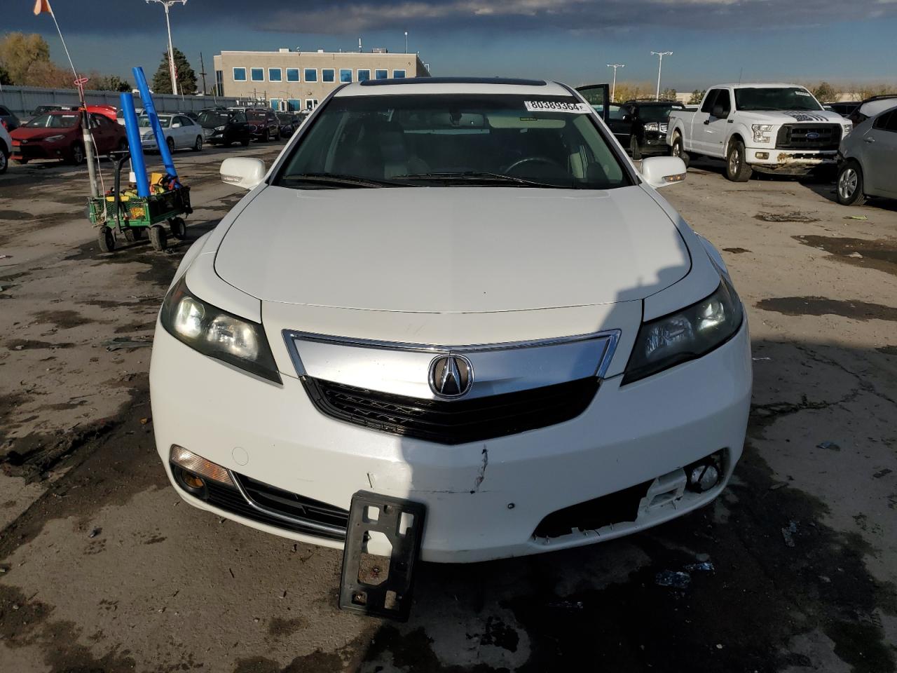 2012 Acura TL VIN 19UUA9F70CA004525 Copart auction photo, front end damage thumbnail 5