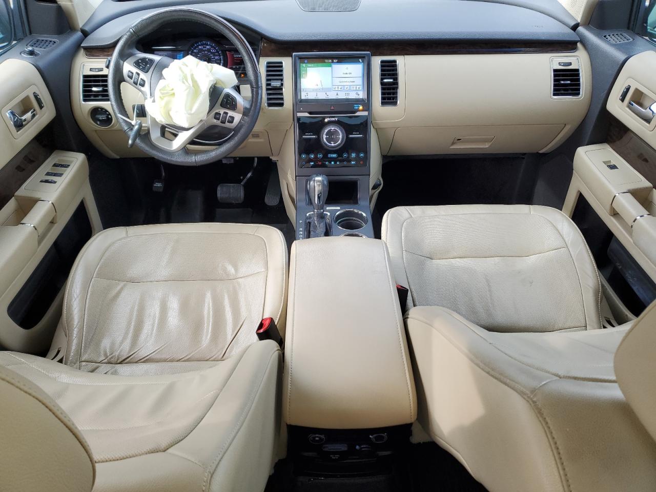 2019 Ford Flex VIN 2FMHK6D80KBA12856 Copart auction photo, front end / side damage thumbnail 8